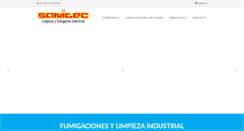 Desktop Screenshot of fumigacionessanitec.com
